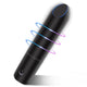Bullet vibrator with angled tip for precision clitoral stimulation, featuring 10 settings, rechargeable, portable, and waterproof design.