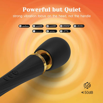 Tracy's Dog Wand Vibrator Kit with Powerful Quiet Vibration and Multiple Attachments.