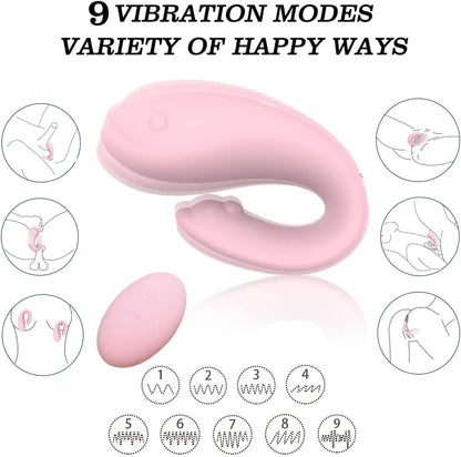 Remote controlled dolphin clitoral vibrator with 9 intensity modes and waterproof design.