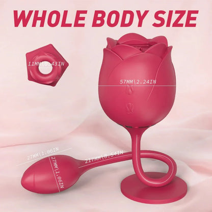 2-in-1 clitoral suction stimulator with egg vibrator, featuring 9 vibe functions and 10 suction settings, designed for G-spot and clitoral stimulation.