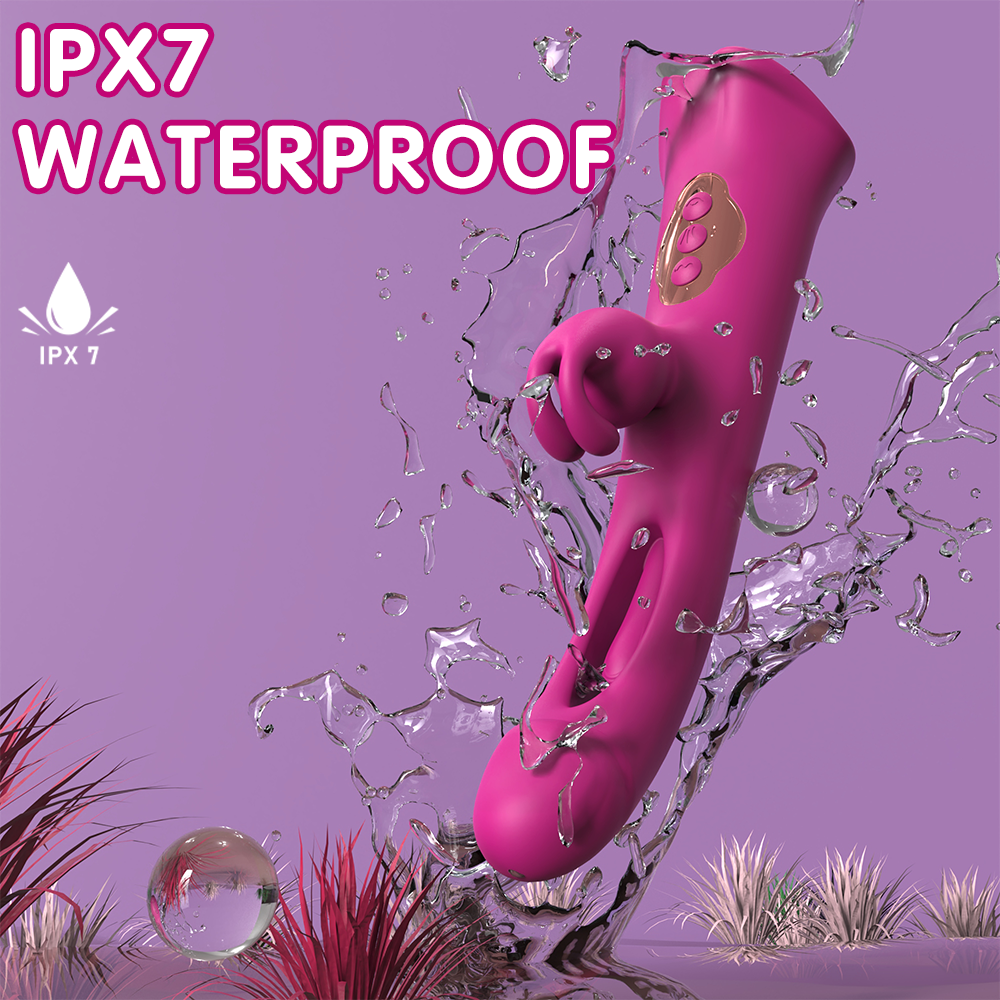 Suction vibrating dual passion CG wand waterproof design with intense stimulation features.