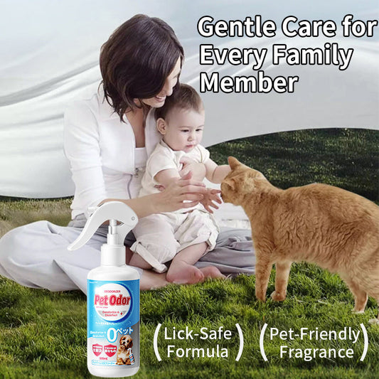 Spray Déodorant Naturel pour Animaux - Déodorisation et Rafraîchissement pour Chiens et Chats