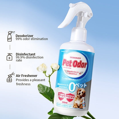 NaturTail Pet Deodorizing & Refreshing Deodorant Spray For Dogs & Cats