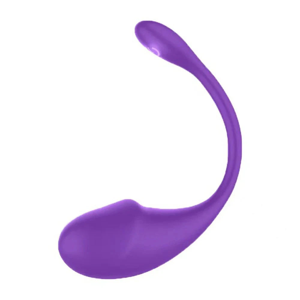 Purple Tadpole APP vibrator, wireless remote control egg, silicone, waterproof.