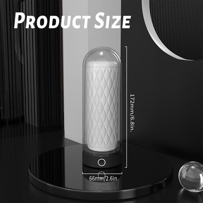 6.2-Inch Heated Realistic Stroker with Medical-Grade Silicone