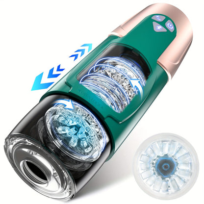 Automatic Male Masturbator with 3 Insertion & 7 Rotation Modes Hands-Free