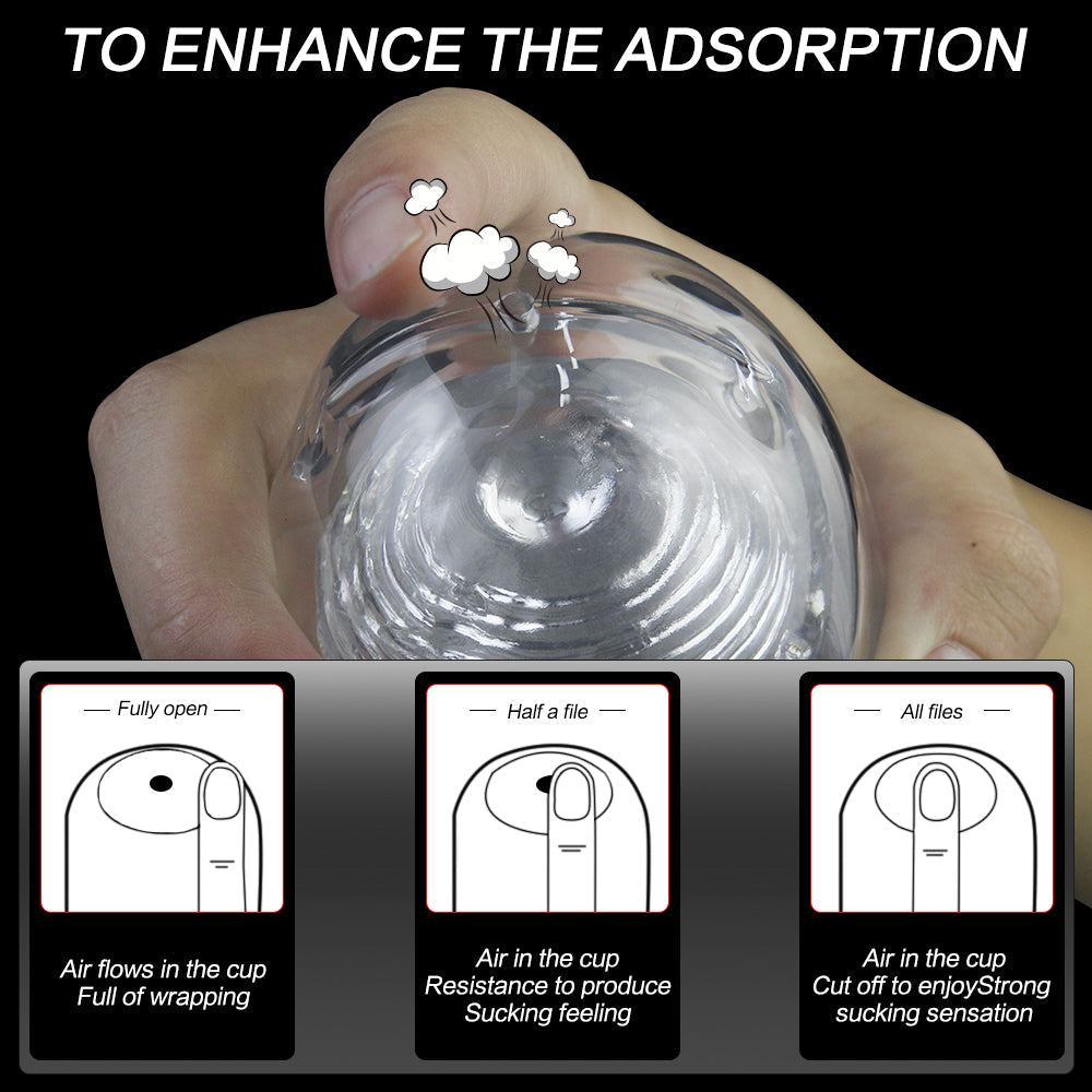 Fleshlight Flight lucency penis enlargement pump with suction control for male masturbation.