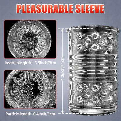 Automatic Male Masturbator with 3 Insertion & 7 Rotation Modes Hands-Free