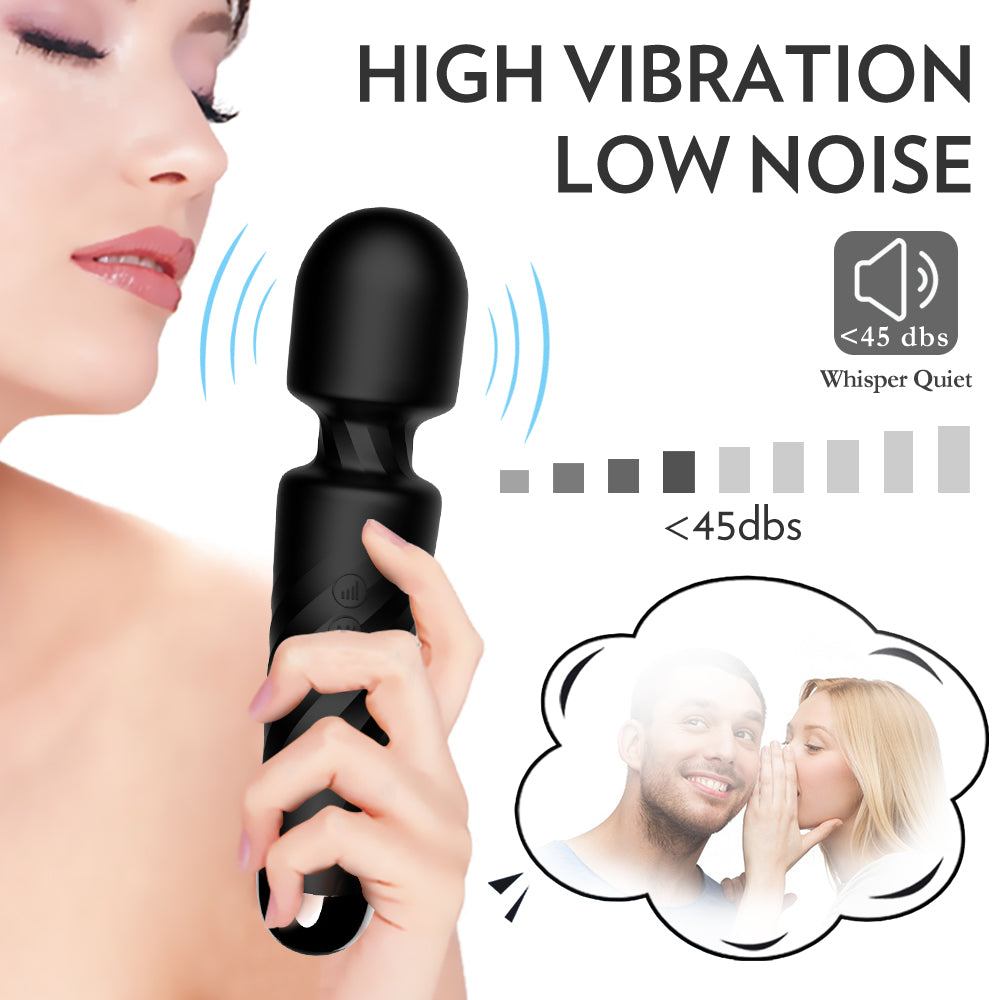Magic Wand Rechargeable extra-powerful cordless vibrator with flexible neck and low noise design.