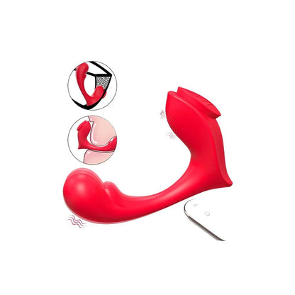 Remote-controlled wearable magnetic vibrating egg for discreet use with 9 modes.