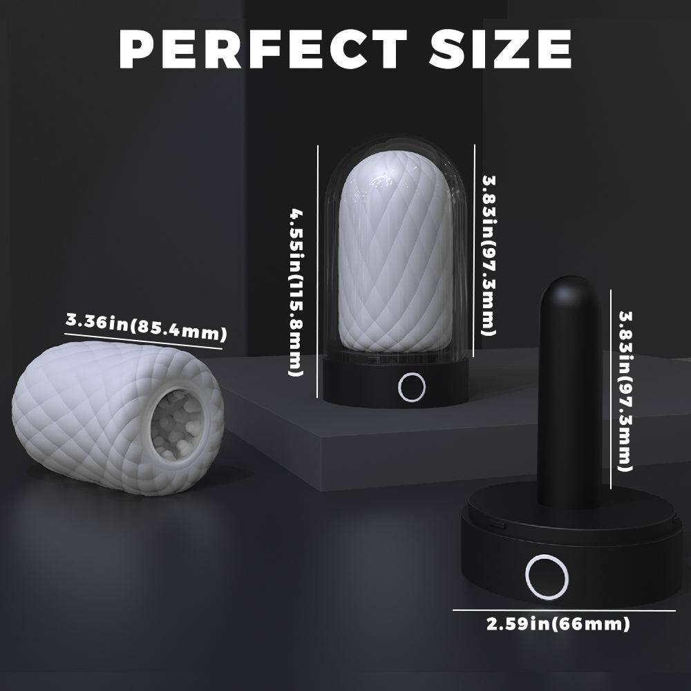 Smart Heating Aircraft Cup with soft material, fast heating, easy to clean, and store. Suitable for various sizes.