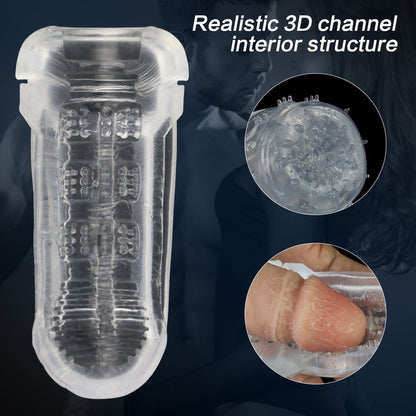 Fleshlight Flight lucency penis enlargement pump with ergonomic case and textured sleeve.