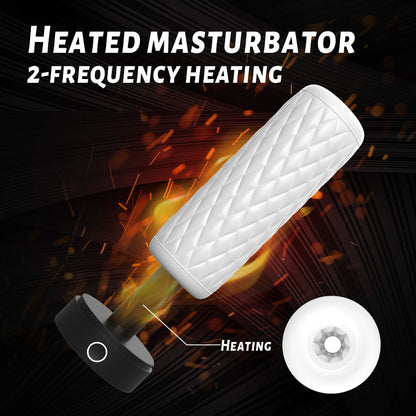 6.2-Inch Heated Realistic Stroker with Medical-Grade Silicone