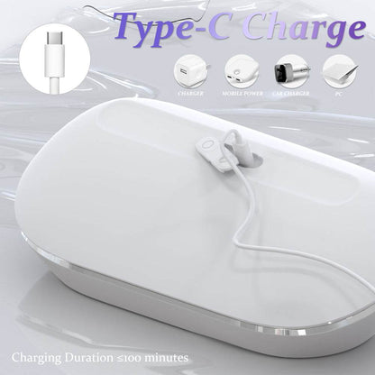 Type-C charging pad for Miracle Medical Grade Kegel Ball with UV sterilization, shown with various charging sources.