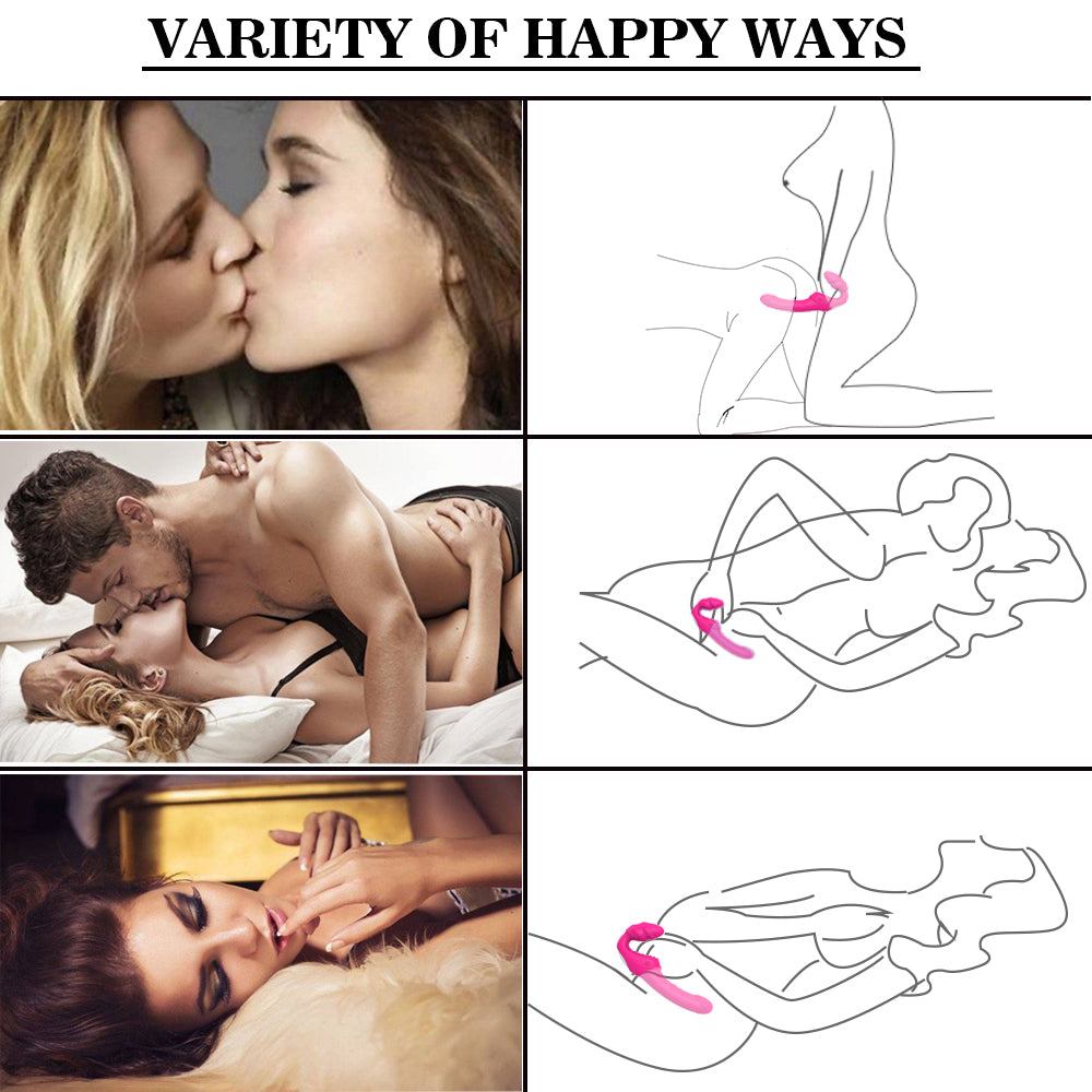 Rechargeable wearable vibrating dildo for versatile use and pleasure.