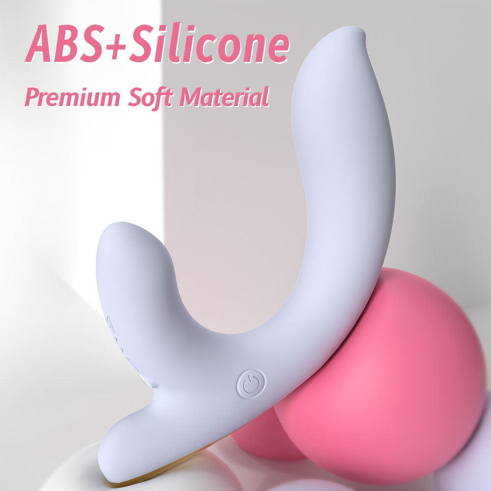 Silky G-Spot vibrator with realistic dildo design made of ABS and silicone, waterproof adult toy.