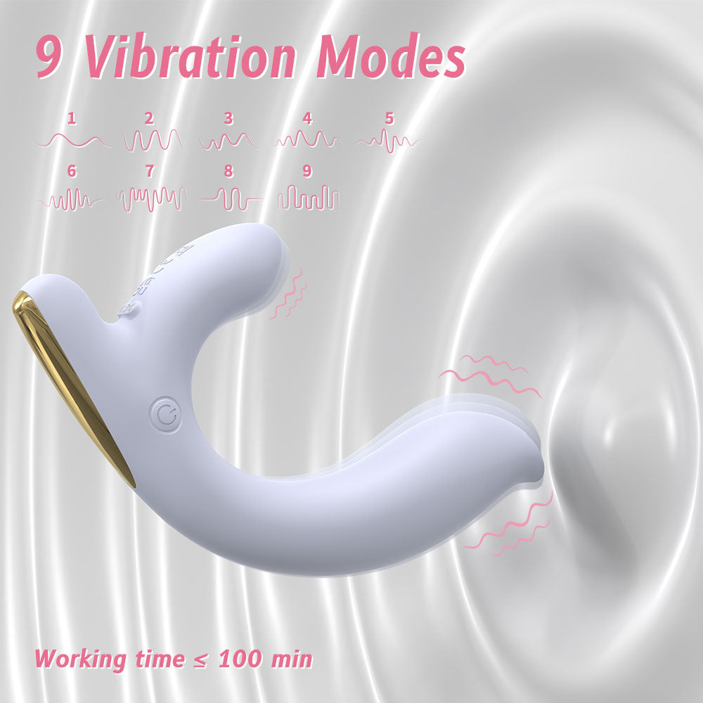 Silky G-Spot Vibrator with 9 Vibration Modes, Waterproof Design
