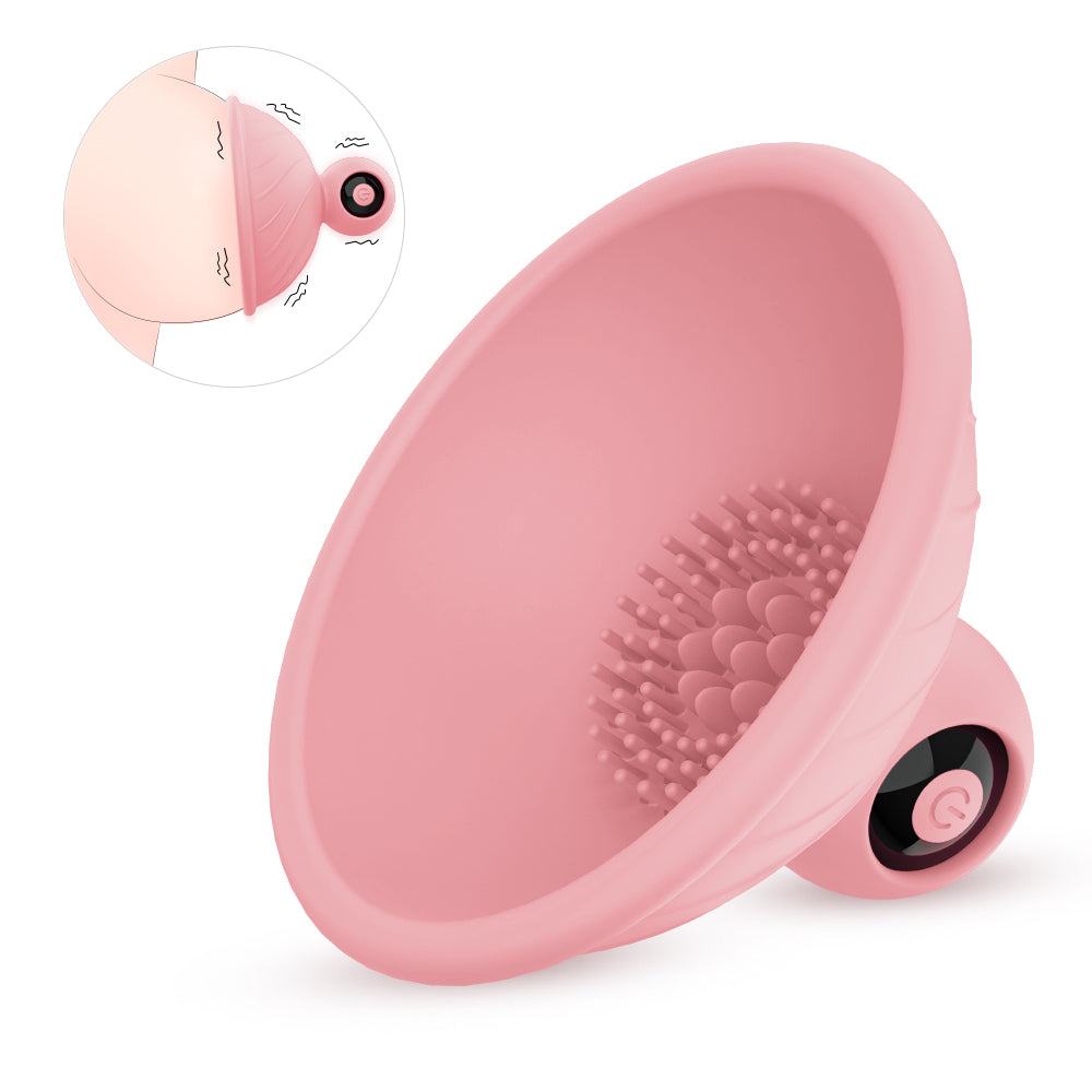 Sunny Baby Nipple Toy with soft bristle design for tingling sensation and 9 vibration modes.