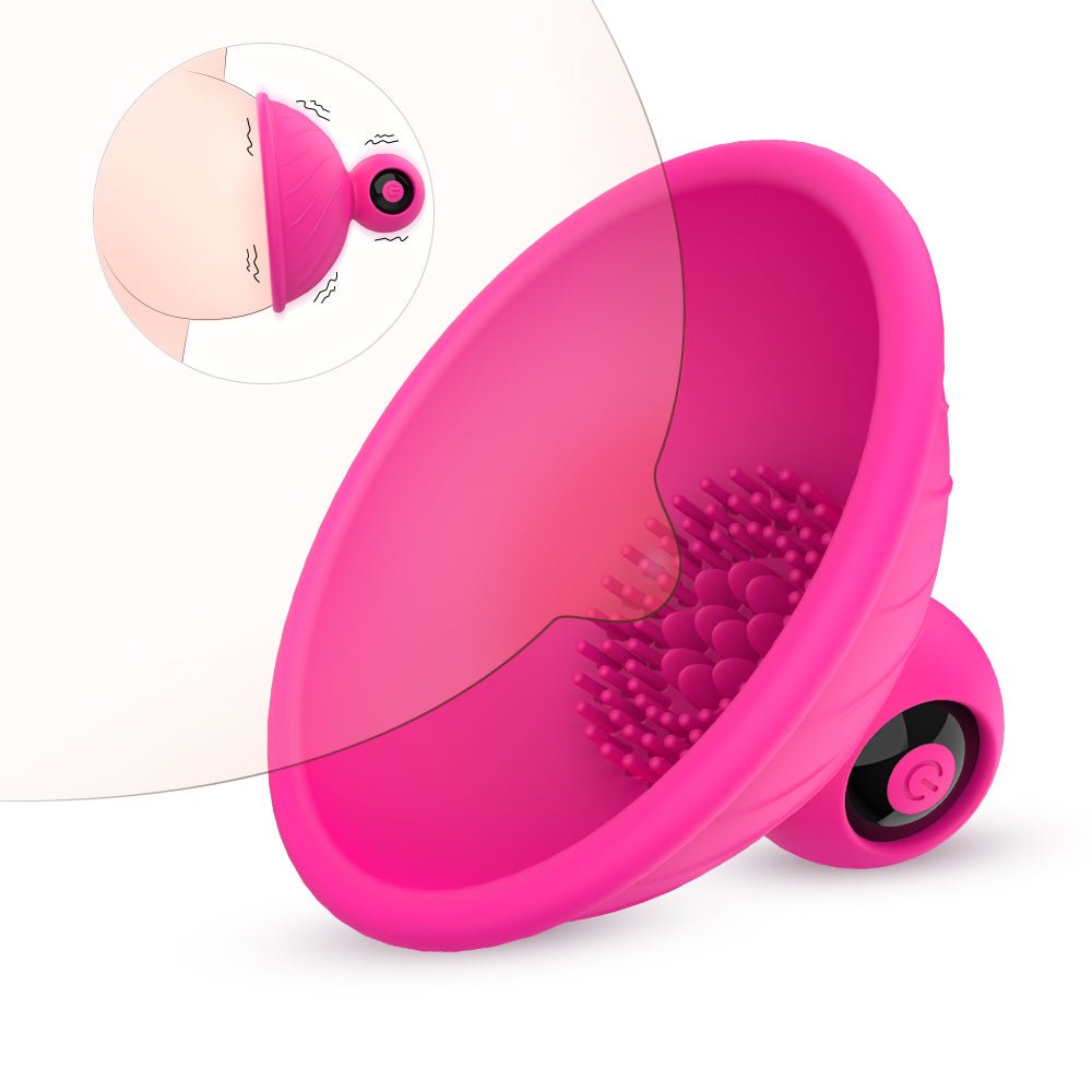 Sunny Baby Nipple Toy with bristle design for tingling sensation, featuring 9 vibration modes and detachable Love Egg.