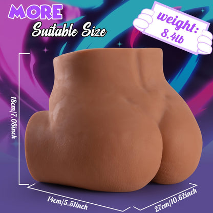 Realistic 3D Textured Sucking Vibrating Male Masturbator with Rechargeable Battery