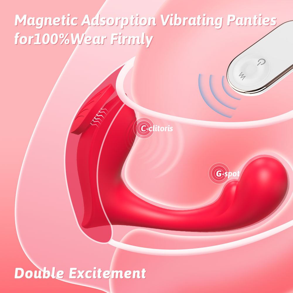 Remote-Controlled Wearable Magnetic Vibrating Egg with Nine Modes and Comfortable Fit for Sensitive Points.