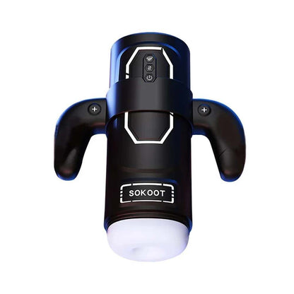 Automatic telescopic sucking male masturbator gamepad cup with multiple modes and intelligent design.