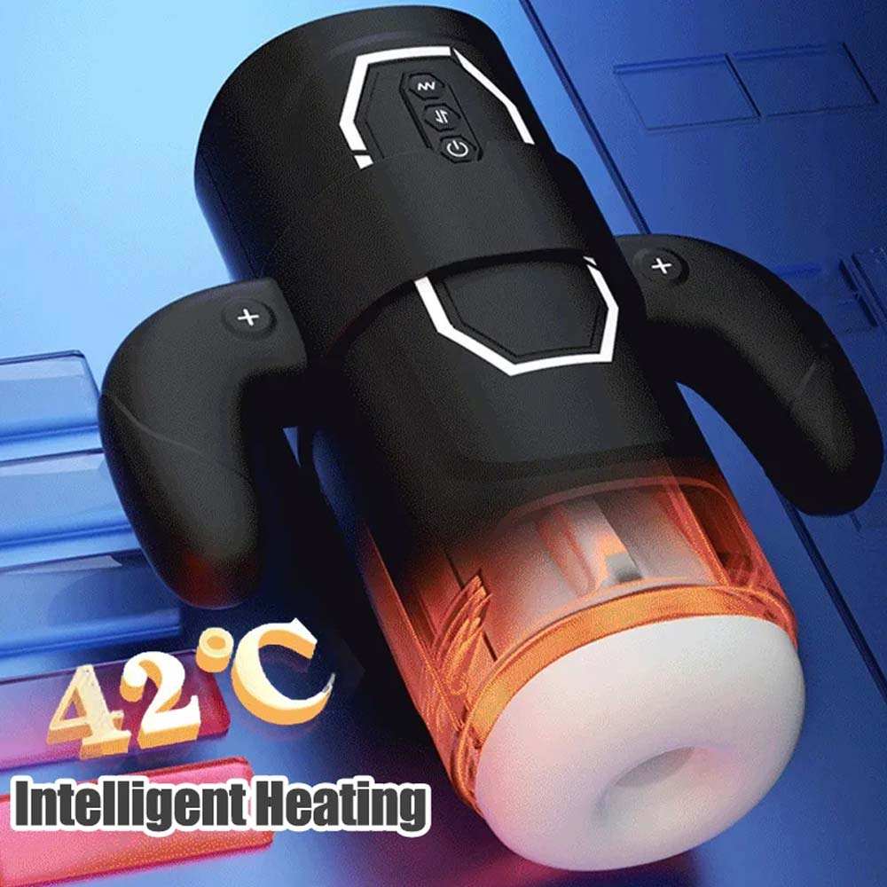 Automatic Telescopic Sucking Male Masturbator Gamepad with Intelligent Heating and Multiple Modes