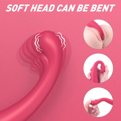 Clitoral and G-Spot licking dildo with lifelike details, textured veins, and velvety-smooth silicone.