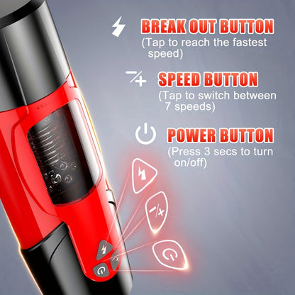 Automatic Male Masturbator with 3 Insertion & 7 Rotation Modes Hands-Free