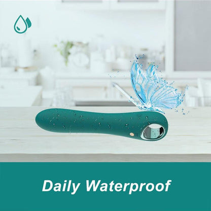 Daily waterproof G Spot Vibrator Dildo with 10 dynamic modes on a countertop.