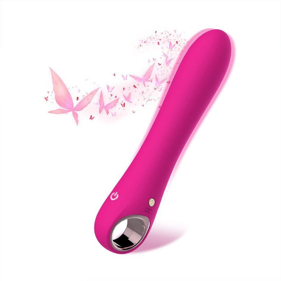 G Spot Vibrator Dildo with 10 Vibration Modes, ergonomic design, body-safe silicone, waterproof, USB rechargeable.