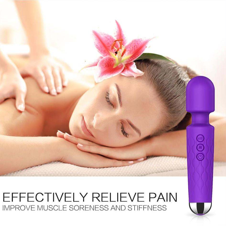 Portable Knight Vibrator for clitoral stimulation, offering 20 modes and 8 speeds with a long-lasting battery and waterproof design.