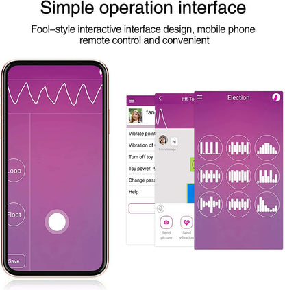 Male Prostate Massage Bluetooth App interface with smartphone control options.