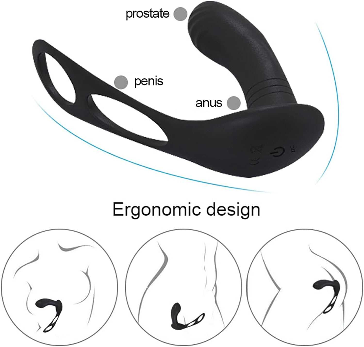 Male Prostate Massage Bluetooth App with ergonomic design and triple stimulation features.