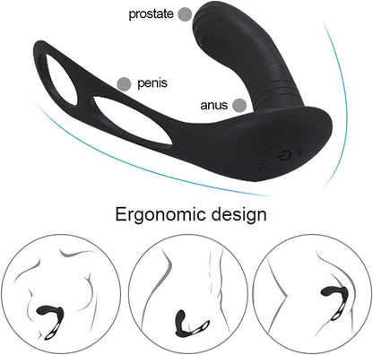 Male Prostate Massage Bluetooth App with ergonomic design and triple stimulation features.